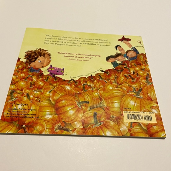 Pumpkin Town! Or, Nothing Is Better and Worse Than Pumpkins Kids Story Book - Picture 2 of 5